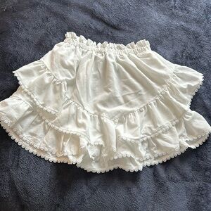 White Mini Skirt